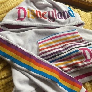 Disneyland White Rainbow Hoodie